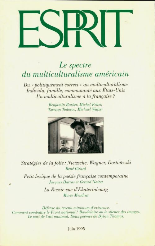 Livrenpoche : Esprit n°212 : Le spectre du muticulturalisme américain - Collectif - Livre