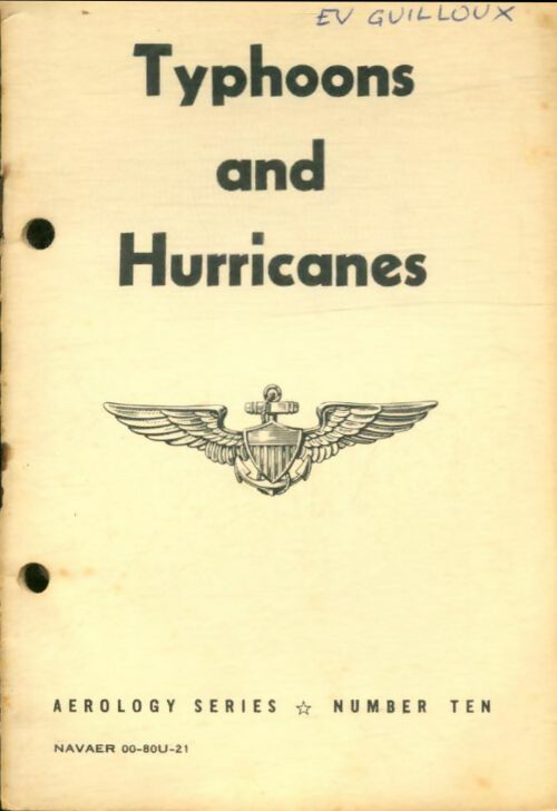 Livrenpoche : Aerology series number 10 : Typhoons and Hurricanes - Collectif - Livre