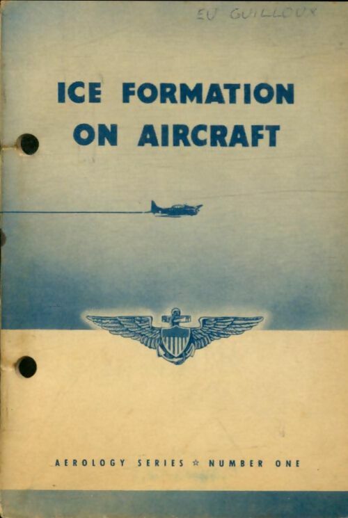 Livrenpoche : Aerology series number 1 : Ice formation on aircraft - Collectif - Livre