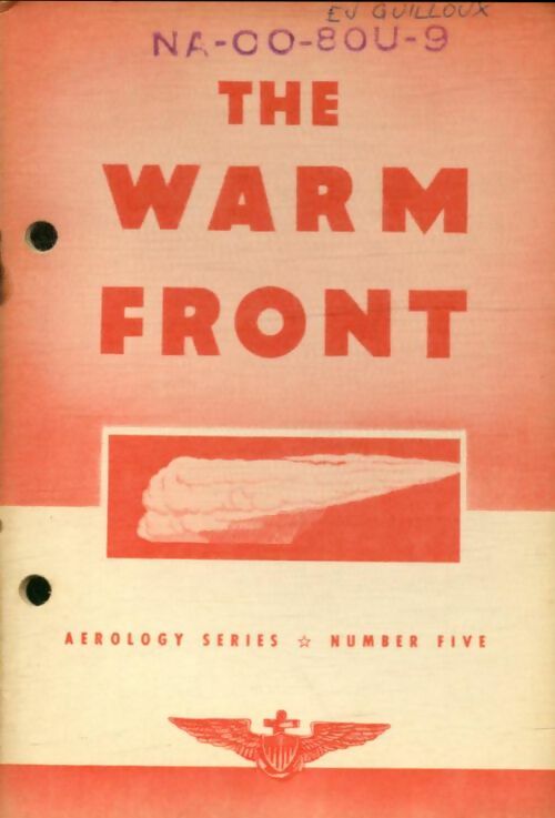 Livrenpoche : Aerology series number 5 : The warm front - Collectif - Livre