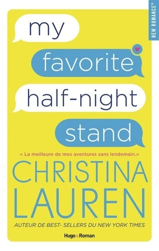 Livrenpoche : My favorite half-night stand - Christina Lauren - Livre
