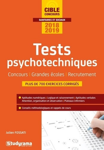 Livrenpoche : Tests psychotechniques - Julien Fossati - Livre