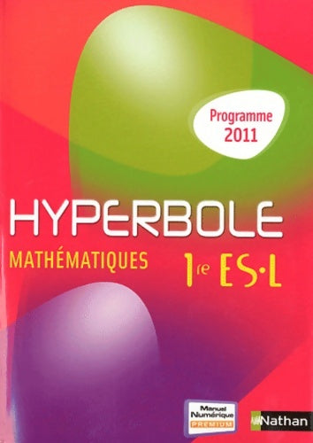 Livrenpoche : Hyperbole 1re ES-L - Pierre-Antoine Desrousseaux - Livre