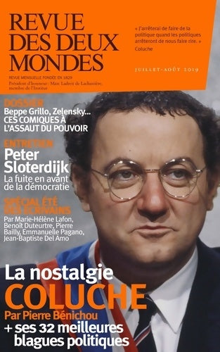 Livrenpoche : Revue des deux mondes juillet-août 2019 : Rire et politique - Collectif - Livre