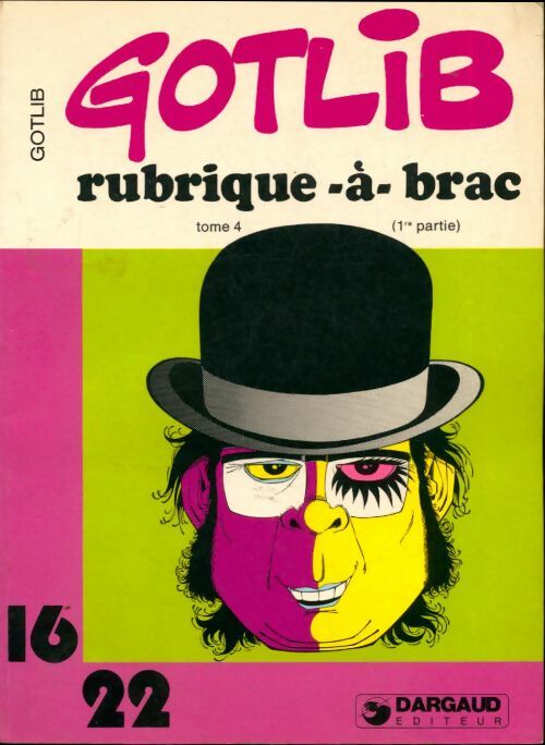 Livrenpoche : Rubrique-à-brac Tome IV (1ère partie) - Gotlib - Livre