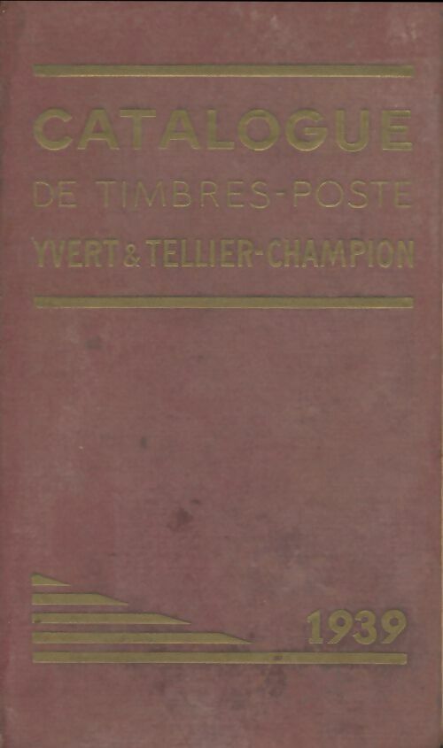 Livrenpoche : Catalogue de timbres poste 1939 - Yvert, Tellier - Champion - Livre