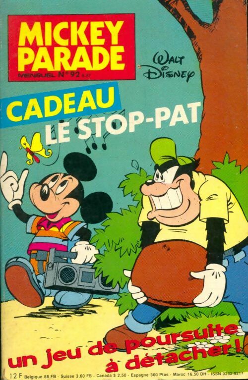 Livrenpoche : Mickey-parade n°92 - Collectif - Livre