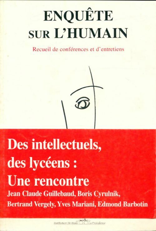 Livrenpoche : Enquête sur l'humain - Collectif - Livre