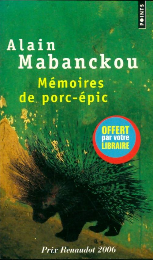 Livrenpoche : Mémoires de porc-épic - Alain Mabanckou - Livre