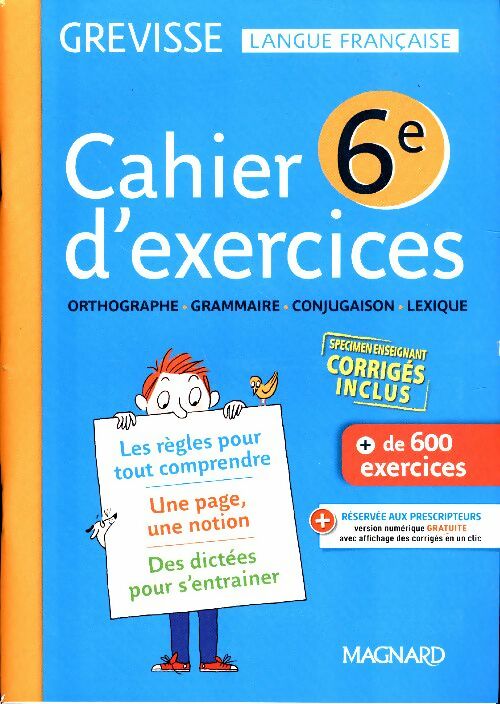 Livrenpoche : Cahier d'exercices 6e. Version corrigées - Collectif - Livre