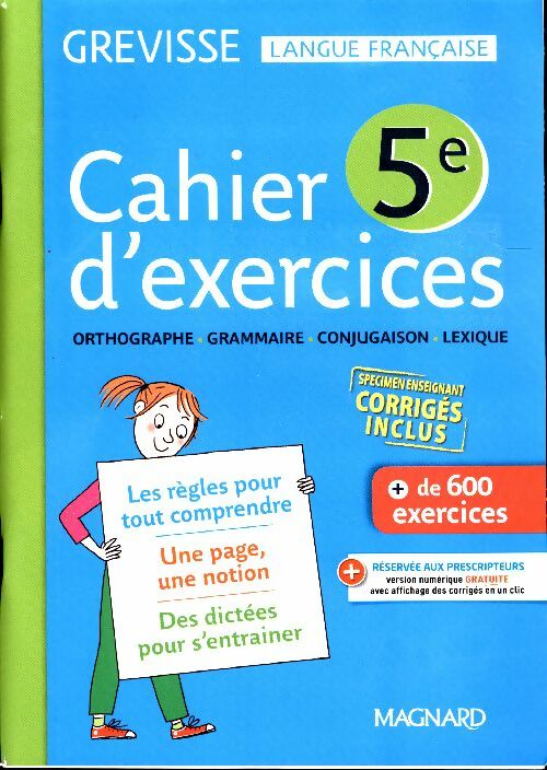 Livrenpoche : Cahier d'exercices 5e. Version corrigées - Collectif - Livre