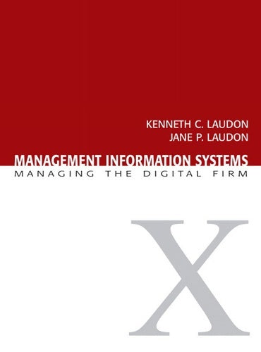 Livrenpoche : Management information systems : Managing the digital firm - Jane P Laudon - Livre