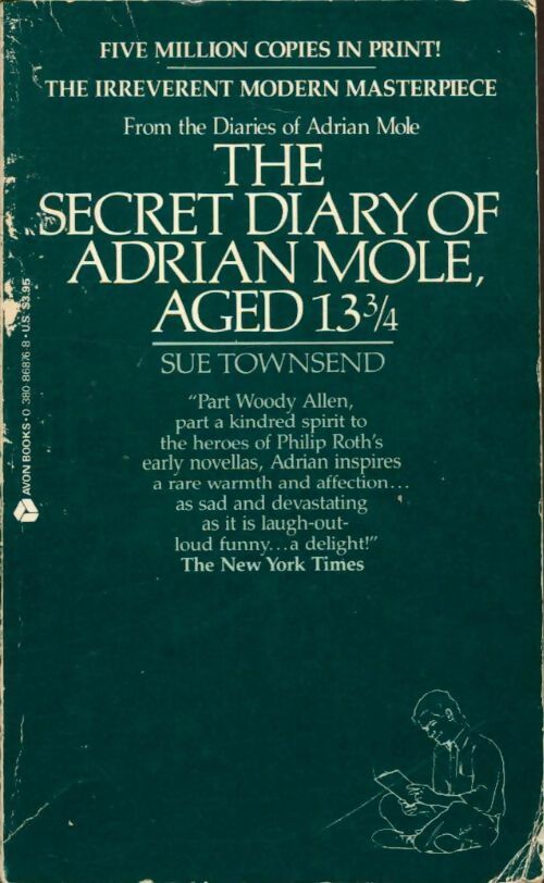 Livrenpoche : The secret diary of Adrian Mole - Sue Townsend - Livre