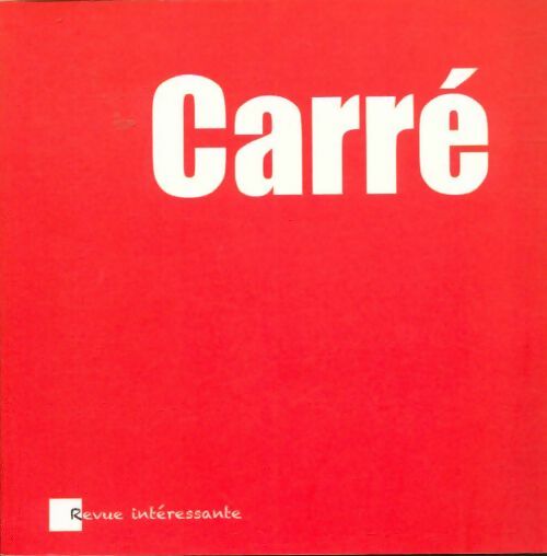 Livrenpoche : Carré n°2 : Carré rouge - Collectif - Livre