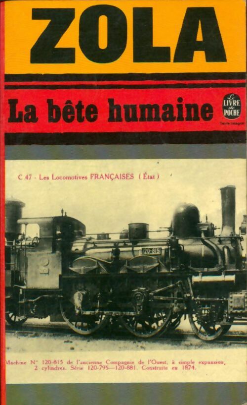 Livrenpoche : La bête humaine - Emile Zola - Livre