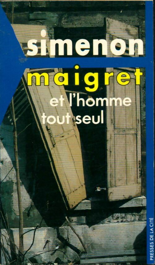 Livrenpoche : Maigret et l'homme tout seul - Georges Simenon - Livre