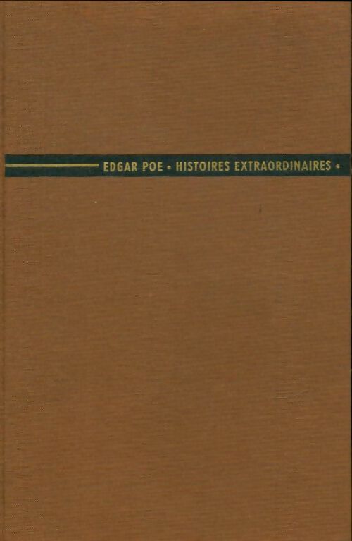 Livrenpoche : Histoires extraordinaires - Edgar Poë - Livre