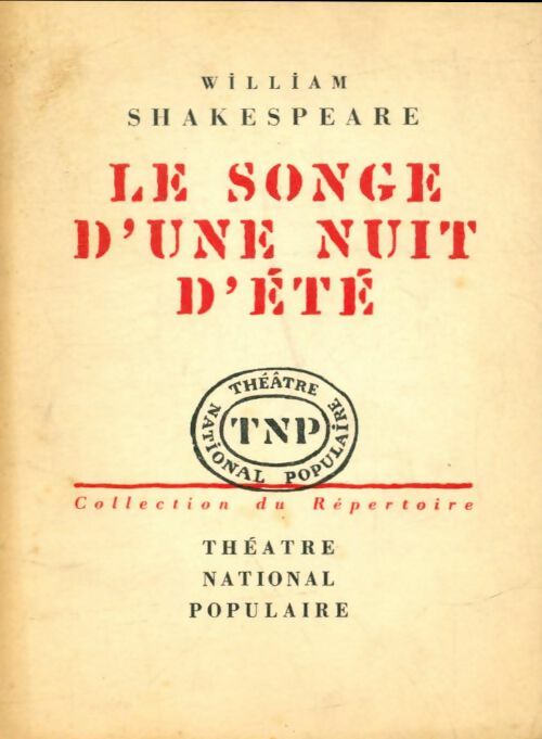Livrenpoche : Le songe d'une nuit d'été - William Shakespeare - Livre