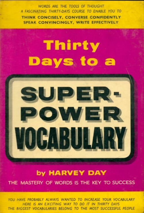 Livrenpoche : Thirty days to a super-power vocabulary - Collectif - Livre