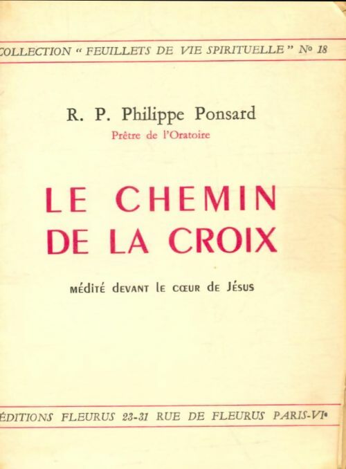 Livrenpoche : Le chemin de la croix - Philippe Ponsard - Livre