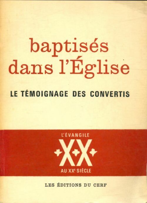 Livrenpoche : Baptisés dans l'église - Collectif - Livre