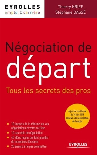 Livrenpoche : Négociation de départ : Tous les secrets des pros - Thierry Krief - Livre