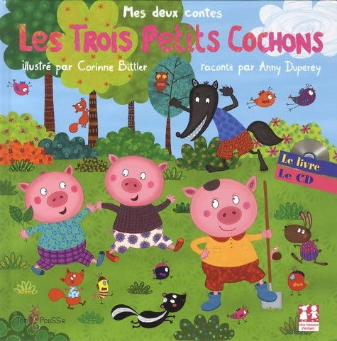 Livrenpoche : Les trois petits cochons ; boucle d'or - Corinne Bittler - Livre