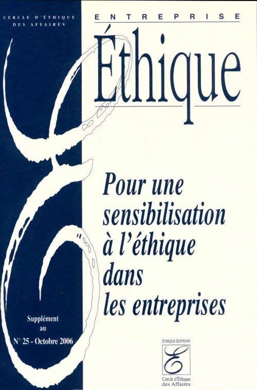 Livrenpoche : Entreprise éthique supplément du n°25 - Collectif - Livre