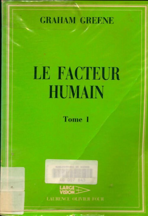 Livrenpoche : Le facteur humain Tome I - Graham Greene - Livre