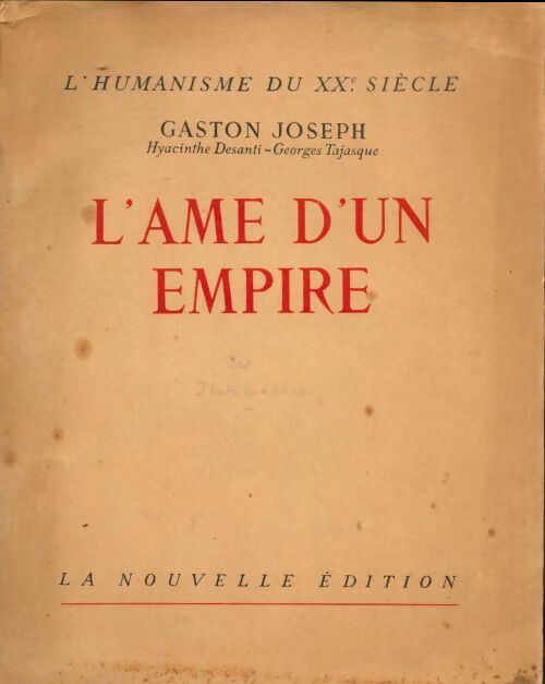 Livrenpoche : L'âme d'un empire - Gaston Joseph - Livre