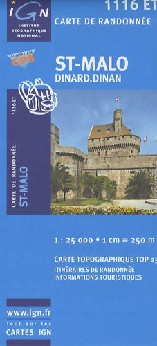 Livrenpoche : St-malo : 1/25 000 - Ign - Livre