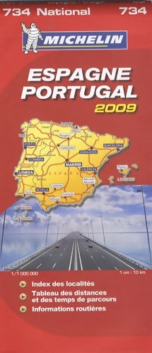 Livrenpoche : Cr 734 Espagne Portugal 2009 - Michelin - Livre