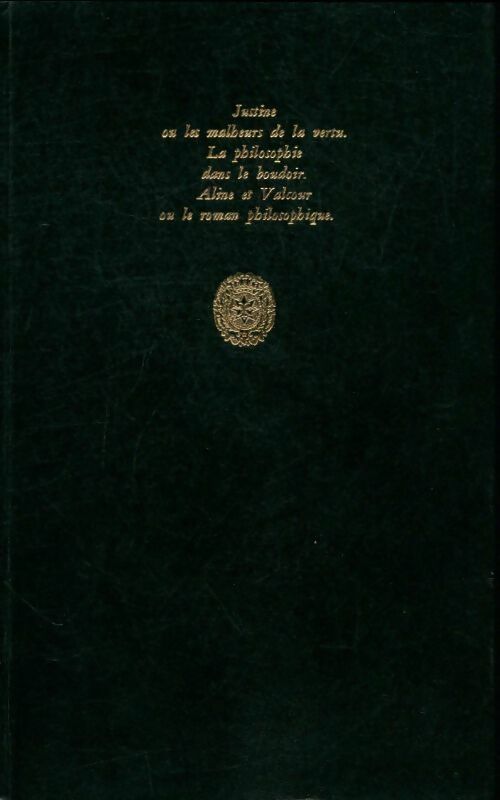 Livrenpoche : Oeuvres complètes Tomes III et IV - D. A. F. Marquis De Sade - Livre