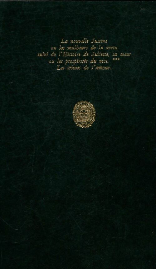 Livrenpoche : Oeuvres complètes Tomes IX et X - D. A. F. Marquis De Sade - Livre