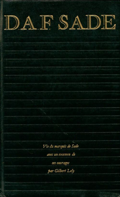 Livrenpoche : Oeuvres du marquis de Sade Tome I - D. A. F. Marquis De Sade - Livre