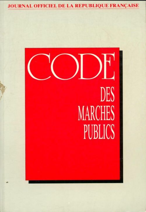Livrenpoche : Code des marches publics - Collectif, France - Livre