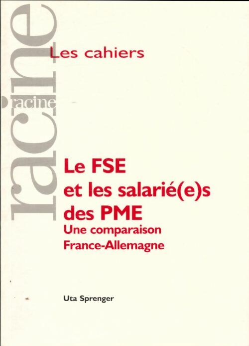 Livrenpoche : Le FSE et les salarié(e)s desd PME - Uta Sprenger - Livre