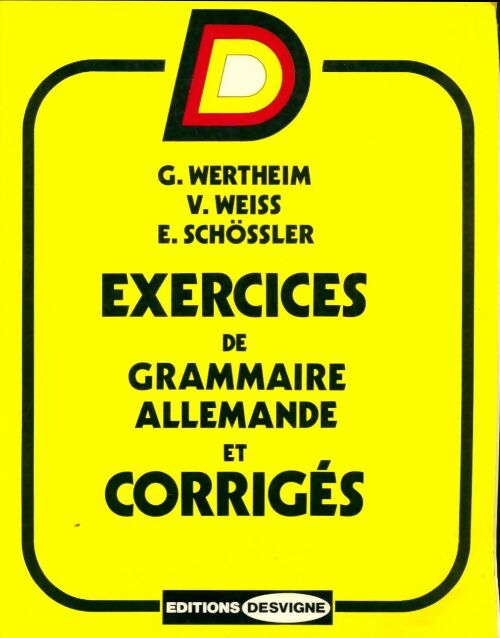Livrenpoche : Exercices de grammaire allemande et corrigés - Collectif - Livre
