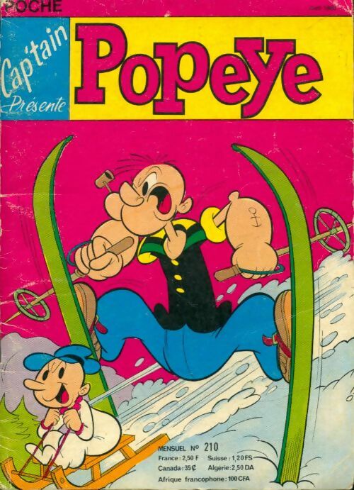 Livrenpoche : Popeye n°210 - Collectif - Livre