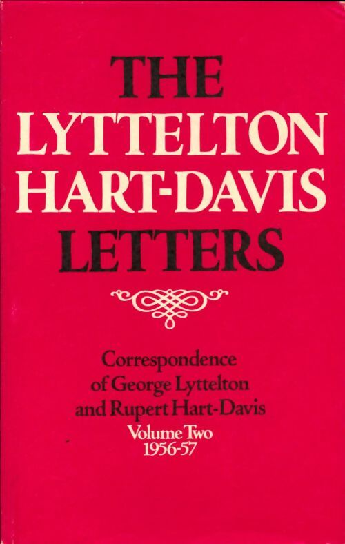 Livrenpoche : The Lyttelton hart-davis letters Tome II - George Lyttelton - Livre
