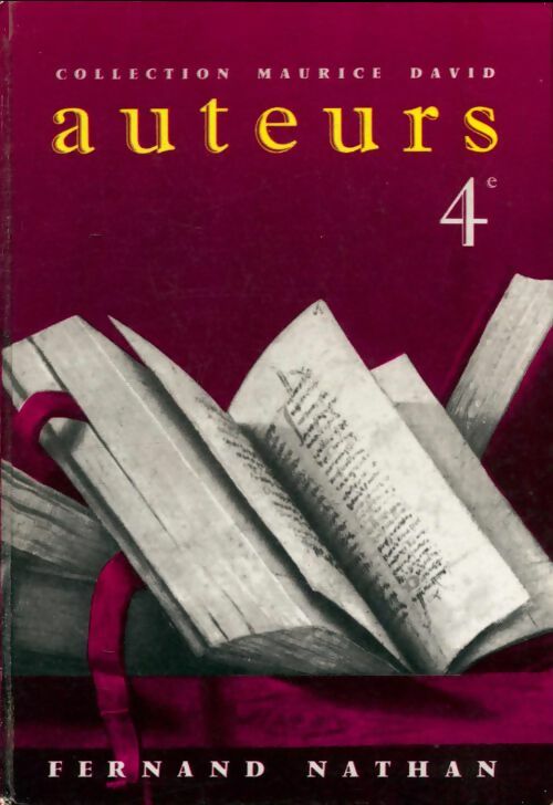 Livrenpoche : Auteurs 4e - Maurice David - Livre