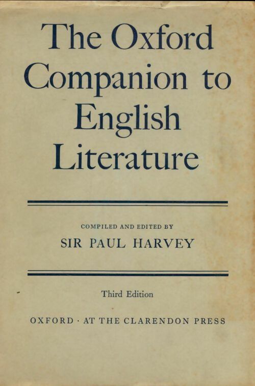 Livrenpoche : The oxford companion of English literature - Collectif - Livre