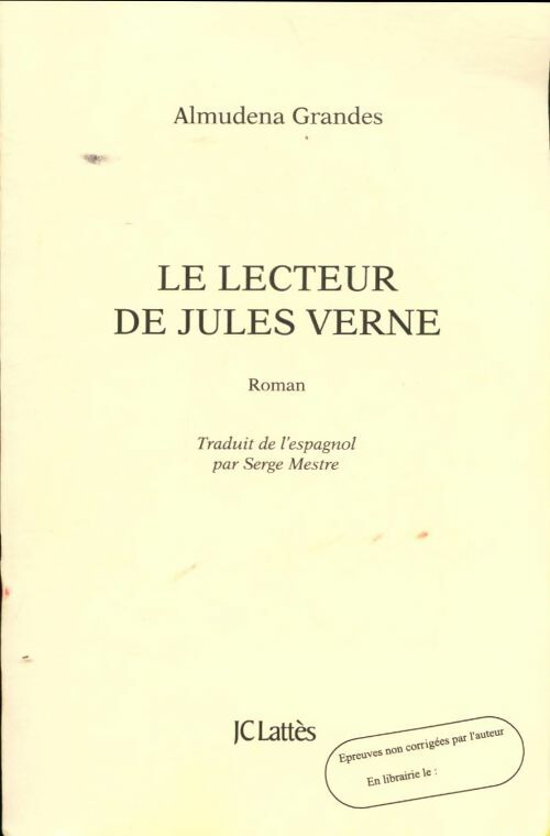 Livrenpoche : Le lecteur de Jules Verne - Almudena Grandes - Livre