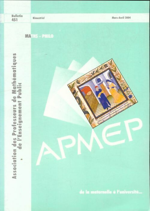 Livrenpoche : Bulletiin APMEP N°451 - Collectif - Livre