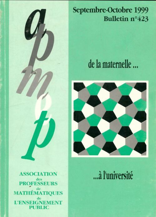 Livrenpoche : Bulletiin APMEP N°423 - Collectif - Livre