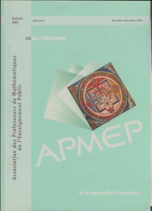 Livrenpoche : Bulletin APMEP n°443 - Collectif - Livre