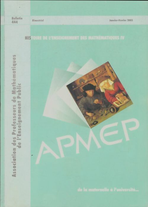 Livrenpoche : Bulletin APMEP n°444 - Collectif - Livre