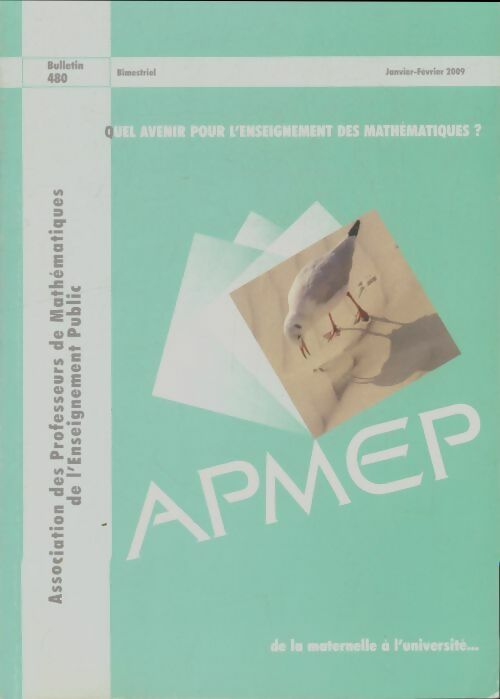 Livrenpoche : Bulletin APMEP n°480 - Collectif - Livre