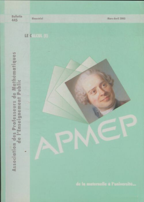 Livrenpoche : Bulletin APMEP n°445 - Collectif - Livre