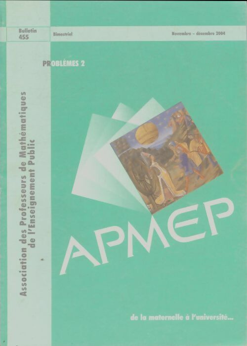 Livrenpoche : Bulletin APMEP n°455 - Collectif - Livre
